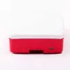 Raspberry Pi Raspberry Pi 4 Caixa para Raspberry Pi 4 89mm x 71mm x 26mm Vermelho Branco