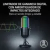 Razer Seiren V3 Chroma Microfone de Condensador para Streaming USB Iluminação Reativa