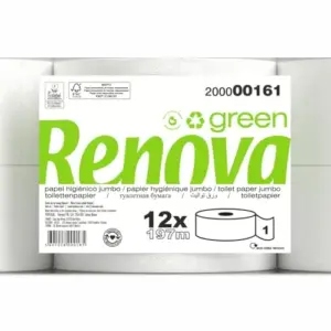 Renova Papel Higiênico Jumbo 12 unidades 2 camadas reciclado