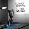 Rode NT-USB Mini Microfone de Estúdio com Saída de Áudio e Filtros Antipop
