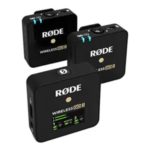 Rode Wireless Go II Canal Duplo Microfones Sem Fios Ultra Compacto