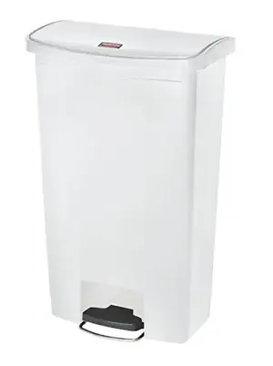 Rubbermaid Caixote do Lixo 68L Branco