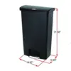 Rubbermaid Caixote do Lixo 68L Branco