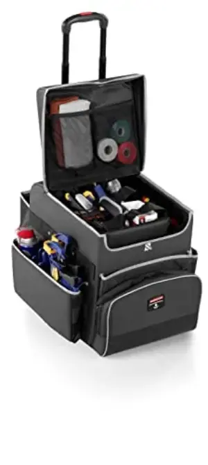 Rubbermaid Carro Limpeza Compacto Tecido Teflon Cinza Escuro