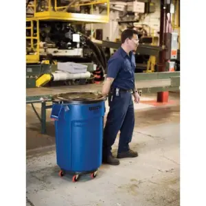 Rubbermaid Conteiner 76L plástico branco