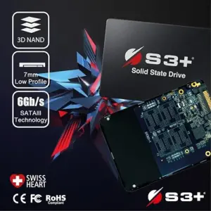 S3Plus SSD S3+ 480GB SATA 3.0 Preto