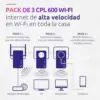 Strong Powerline Wi-Fi 600 Triple Pack 600Mbit/s Branco