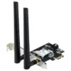 Asus PCE-BE6500 Adaptador PCIe WiFi 7 TriBand 2882 Mbit/s Wi-Fi 7 Preto