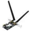 Asus PCE-BE6500 Adaptador PCIe WiFi 7 TriBand 2882 Mbit/s Wi-Fi 7 Preto