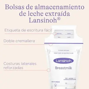 Saco de Congelação de Leite Lansinoh 180ml