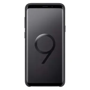 Samsung Galaxy S9+ Alcântara Preto Silicone