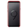Samsung Galaxy S9+ Red Silicone com Microfibra