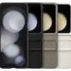 Samsung Galaxy Z Flip5 Pele Eco Flap Creme