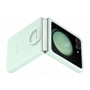 Samsung Galaxy Z Flip5 Verde Menta Silicone com Anel