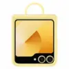 Samsung Galaxy Z Flip6 Amarelo Silicone com Anel