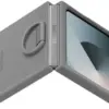Samsung Galaxy Z Flip6 Grey Silicone com Anel