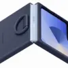 Samsung Galaxy Z Flip6 Navy Blue Silicone com Anel