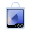 Samsung Galaxy Z Flip6 Silicone com Anel Azul