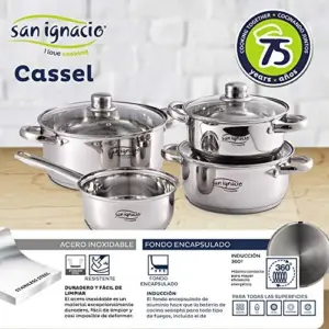 San Ignacio Trens de Cozinha Aço Inoxidável 7 Peças Prateado