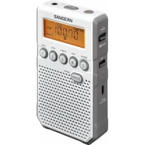 Sangean DT-800 Rádio de Bolso FM LCD Automático Silver