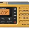 Sangean MMR-88 Rádio portátil com bateria recarregável solar e lanterna LED