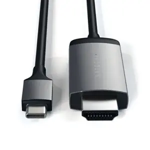 Satechi Aluminum Type-C para HDMI 4K 60Hz 1.8m