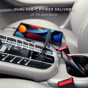 Satechi Carregador Auto Usb-c Pd 40W Cinzento