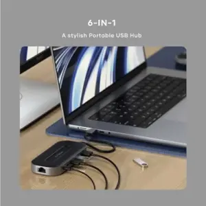 Satechi Hub USB4 Multiport com 2.5G Ethernet 6 portas