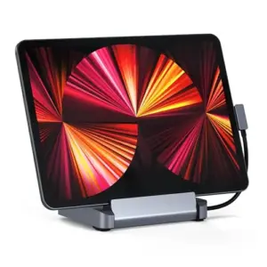 Satechi Support & Hub 6 em 1 Alumínio Space Grey