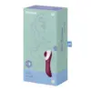 Satisfyer 4003061 Vibrador e Succionador 2 em 1 Silicone Vermelho