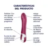 Satisfyer Big Heat Vibrador Ponto G 39°C Silicone Preto