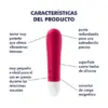 Satisfyer Bullet Vibrador Ultra Power Vermelho