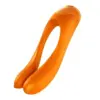 Satisfyer Candy Cane Finger Vibrator 11 Programas Silicone Coral