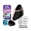Satisfyer Connect Estimulador Clitóris Love Triangle Preto