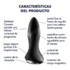 Satisfyer Connect Plugue Rotador Vibratório Silicone Preto