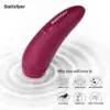 Satisfyer Curvy 1 Vibração Silicone Rosa