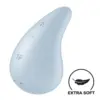 Satisfyer Dew Drop Vibrador Lay-on Compacte Azul