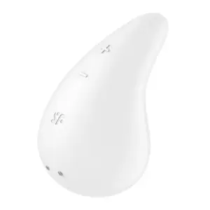 Satisfyer Dew Drop Vibrador Lay-on Potente Silicone Blanco