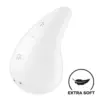 Satisfyer Dew Drop Vibrador Lay-on Potente Silicone Blanco