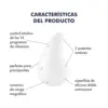 Satisfyer Dew Drop Vibrador Lay-on Potente Silicone Blanco