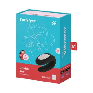 Satisfyer Double Joy Vibrador Casal Preto