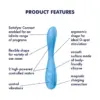 Satisfyer G-spot Flex 4+ Vibrador Azul