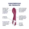 Satisfyer Hot Spot Vibrador Punto G Recarregável Silicone Preto