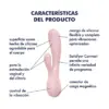 Satisfyer Mono Flex Vibrador Curvo Silicona Malva
