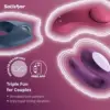 Satisfyer Partner Box 3 Vibrador Casal Silicone Preto