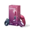 Satisfyer Partner Box 3 Vibrador Casal Silicone Preto
