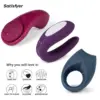 Satisfyer Partner Box 3 Vibrador Casal Silicone Preto