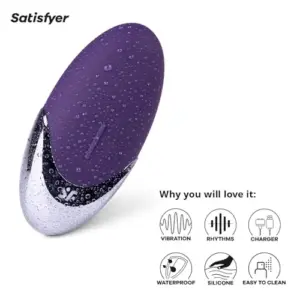 Satisfyer Pleasure Lay On Vibrador Sem Comando Silicone