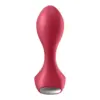 Satisfyer Plug Anal Silicone Vermelho 13 Programas Vibração