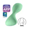 Satisfyer Plugue Vibratório Trendsetter Silicone Verde